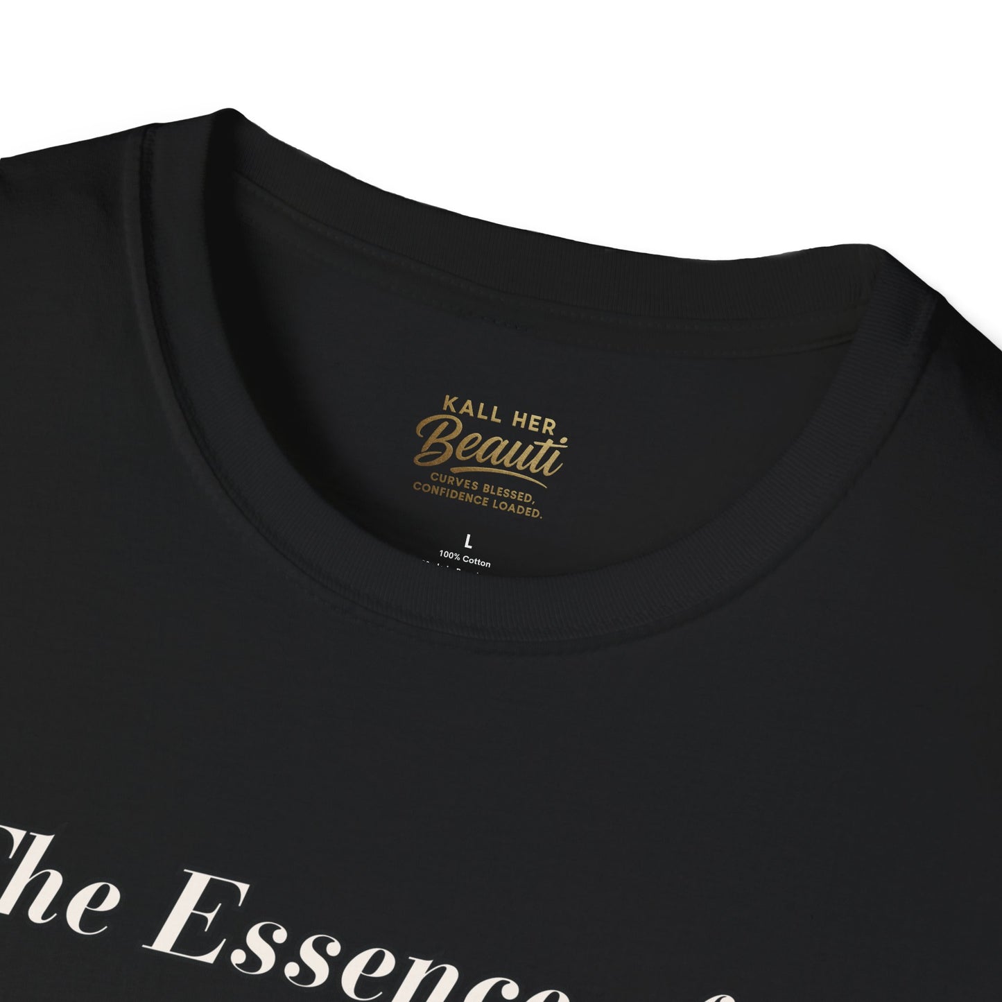 The "Essence of Being Plus Sized" Signature Tee | Plus Size Affirmation Streetwear