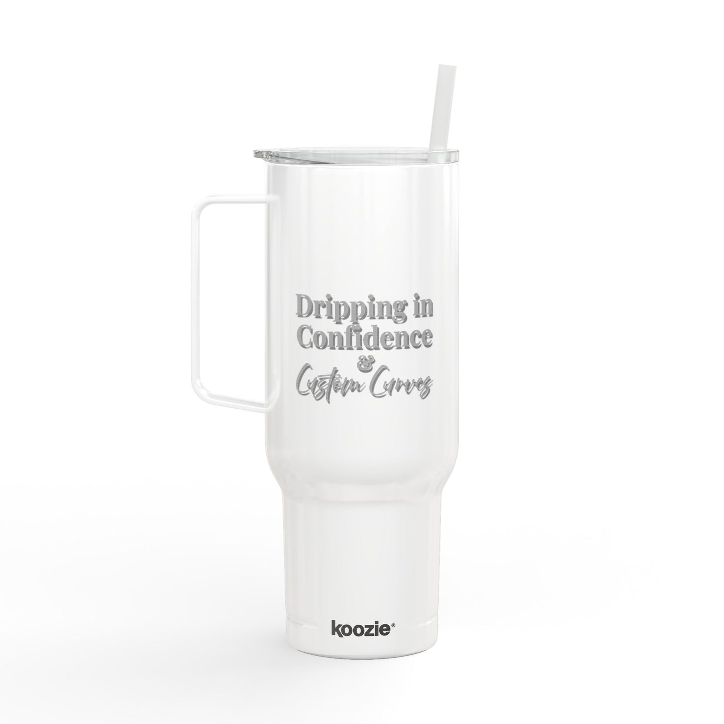 Dripping in Confidence & Custom Curves Tumbler — 40oz of Bold Hydration
