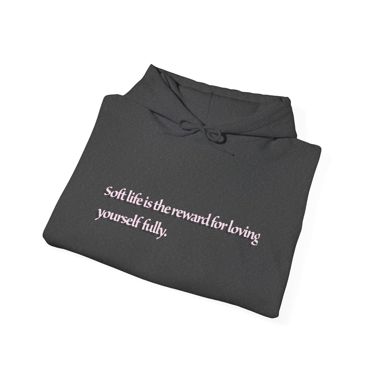 Soft Life, Full Confidence — Hoodie for Curvy Queens