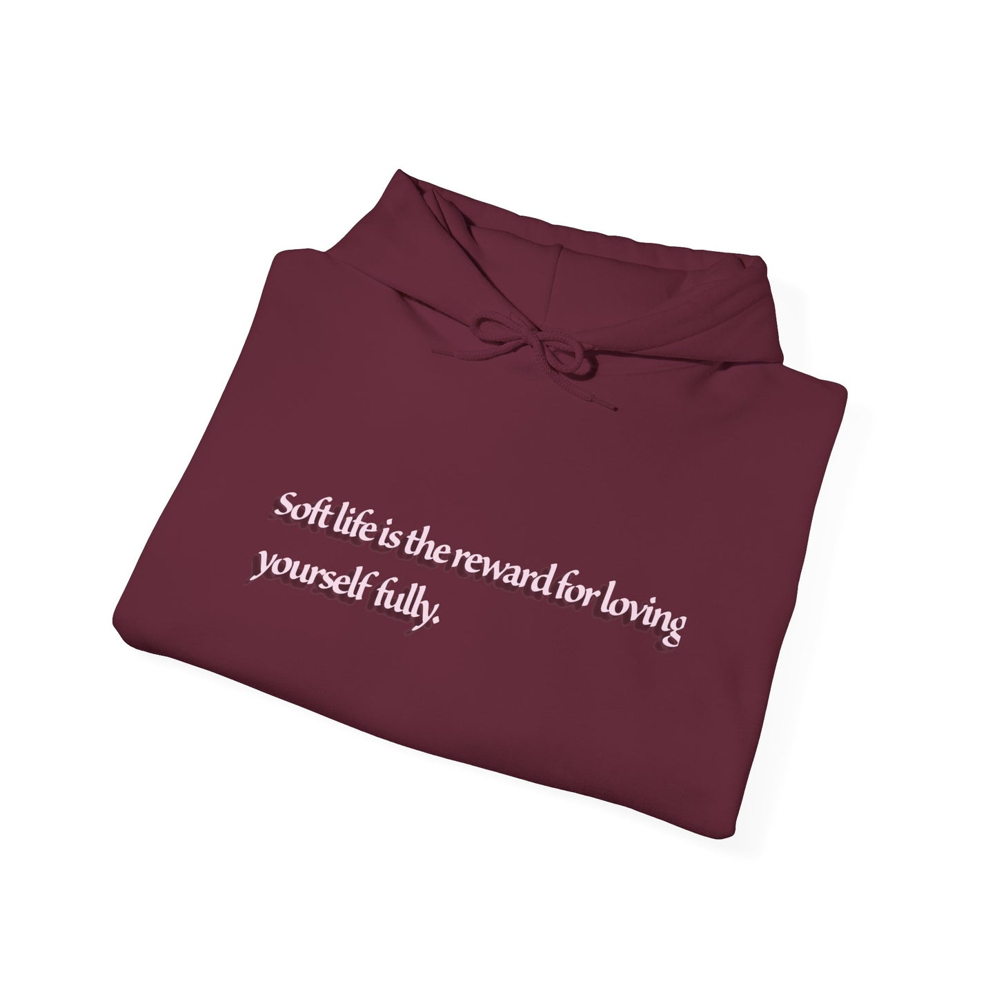 Soft Life, Full Confidence — Hoodie for Curvy Queens