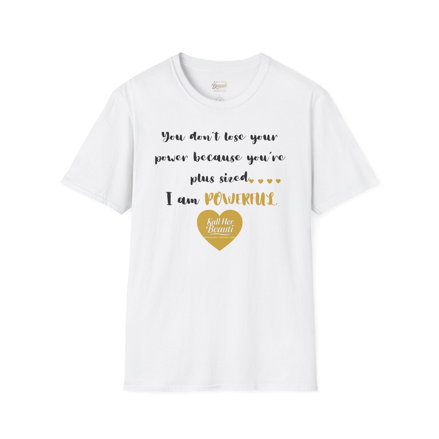 The "I Am Powerful" Signature Tee | Plus Size Affirmation Streetwear