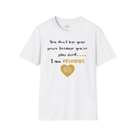 The "I Am Powerful" Signature Tee | Plus Size Affirmation Streetwear