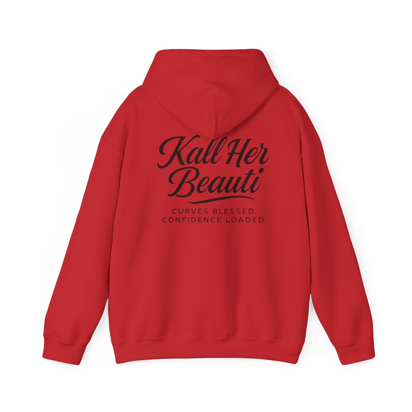 Valentine Vibes Hoodie — "Kall Her Beauti" Confidence Graphic Hooded Sweatshirt