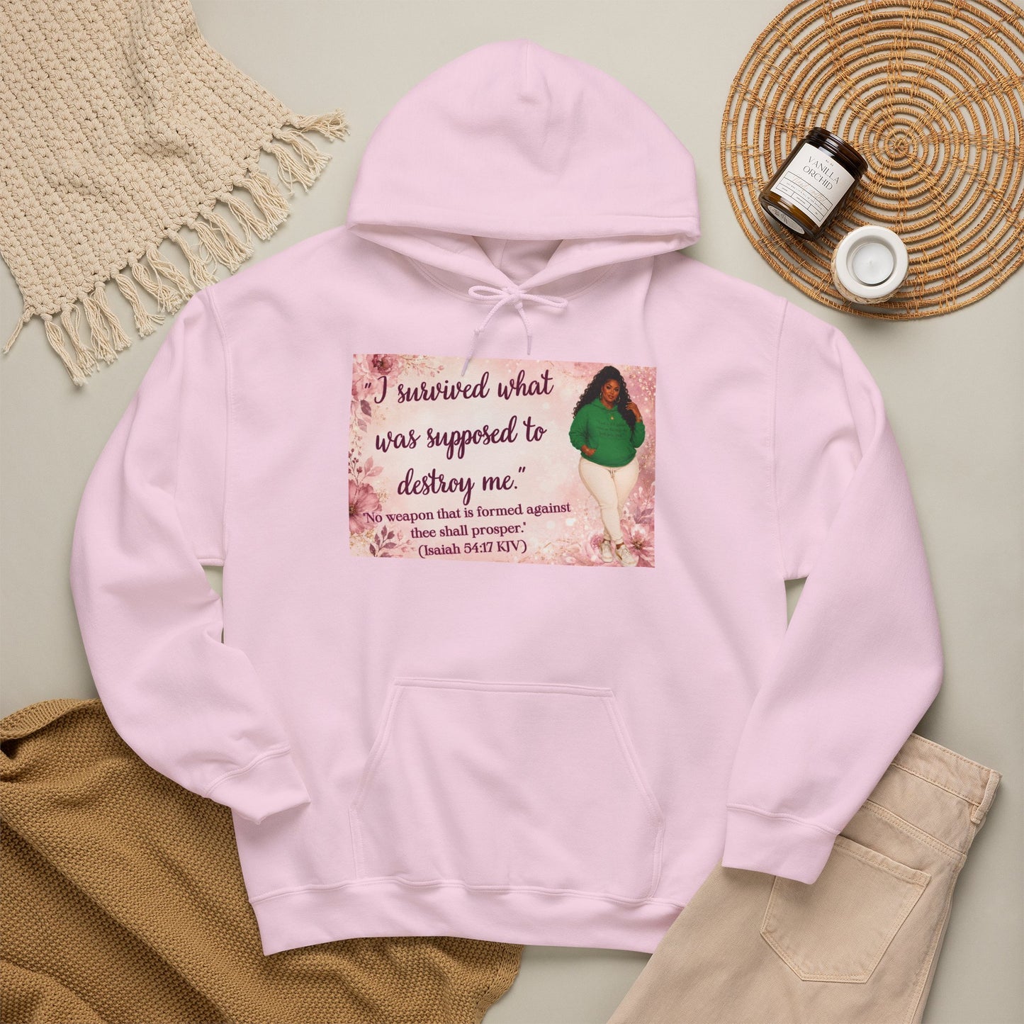 I Survived What Was Supposed to Destroy Me Hoodie | Kall Her Beauti Faith Sweatshirt