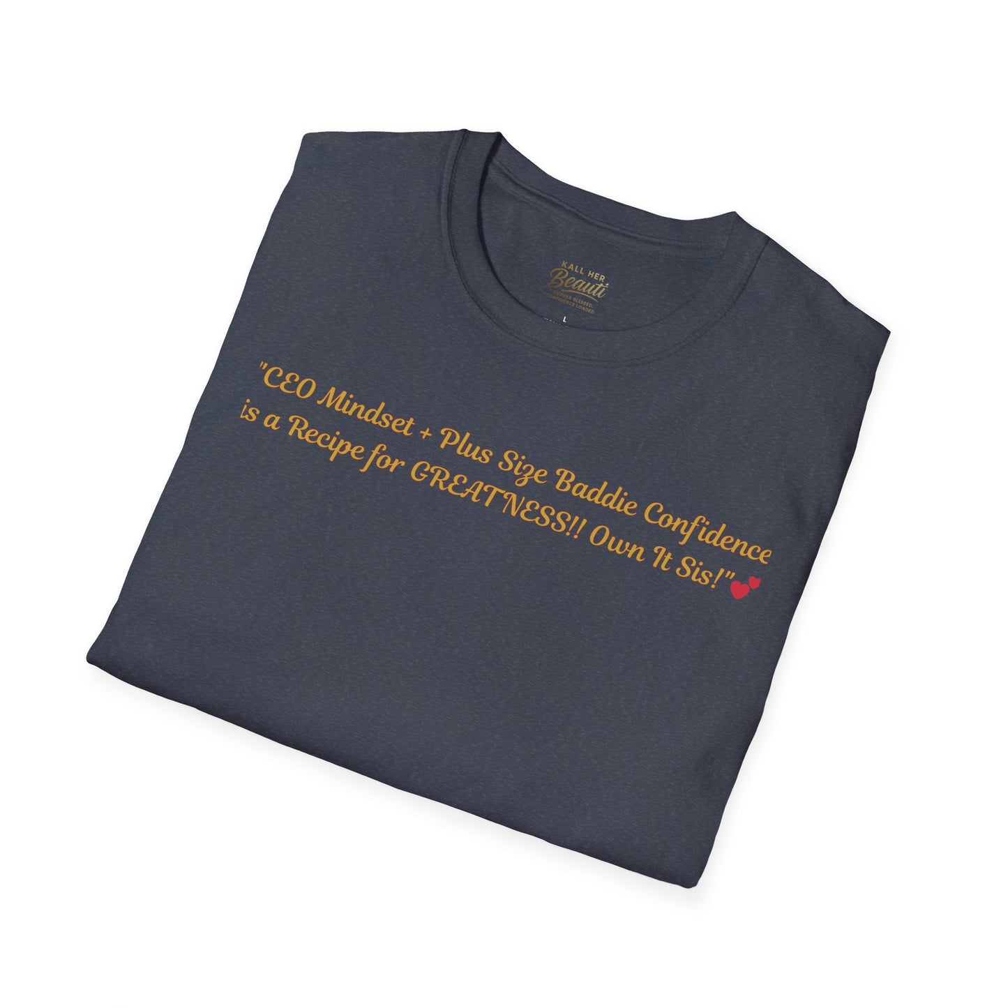 The "CEO Mindset" Signature Tee | Plus Size Affirmation Streetwear