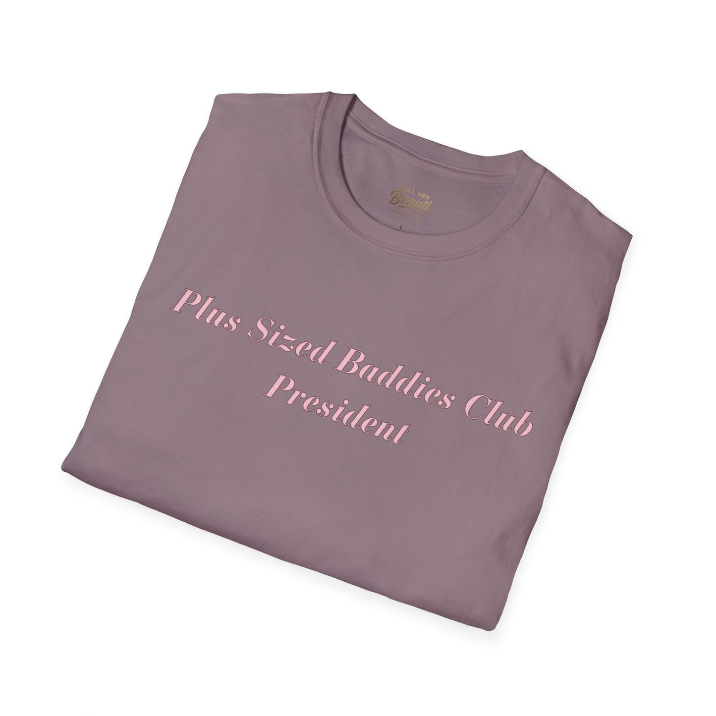 The "Plus Sized Baddies Club" Signature Tee | Plus Size Affirmation Streetwear