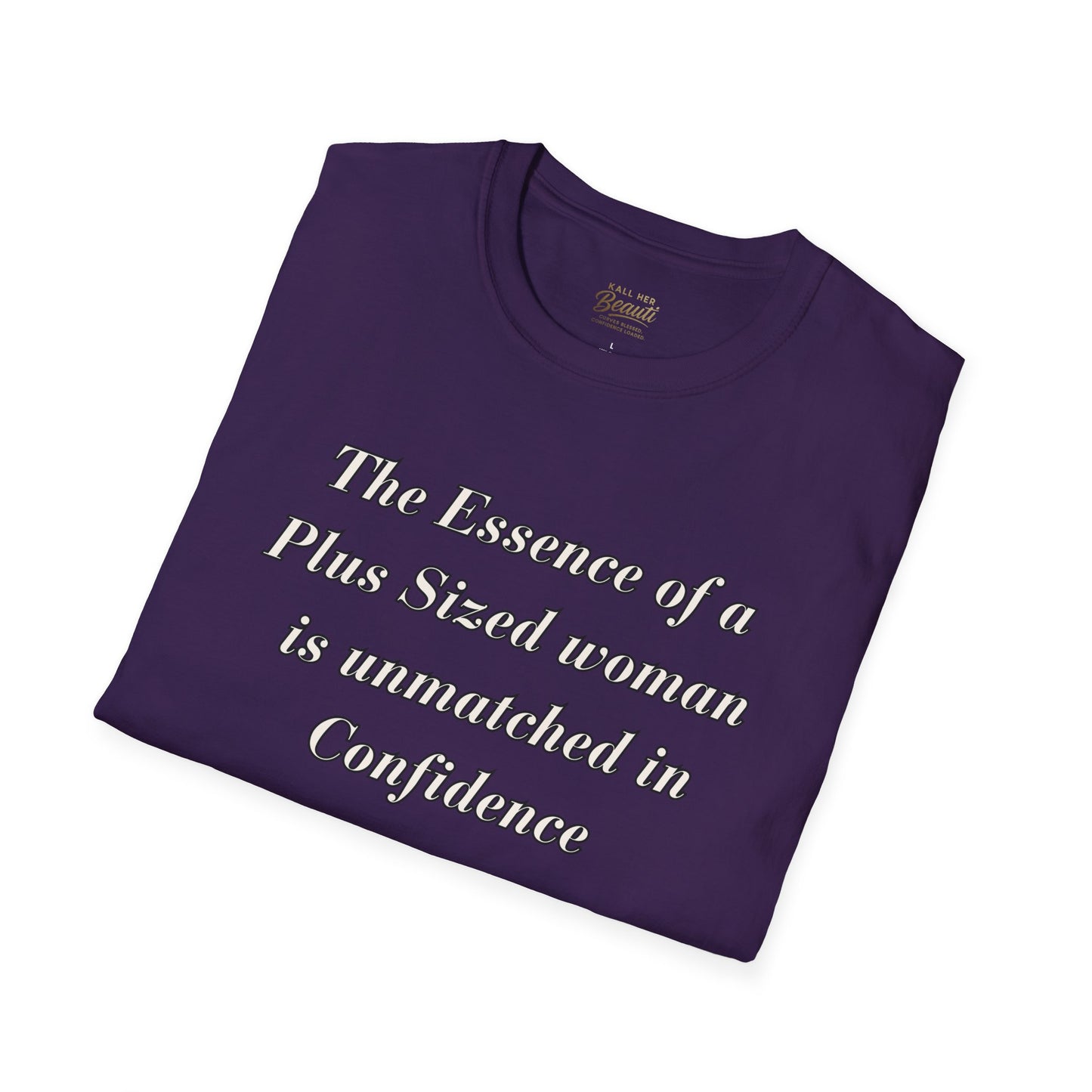 The "Essence of Being Plus Sized" Signature Tee | Plus Size Affirmation Streetwear