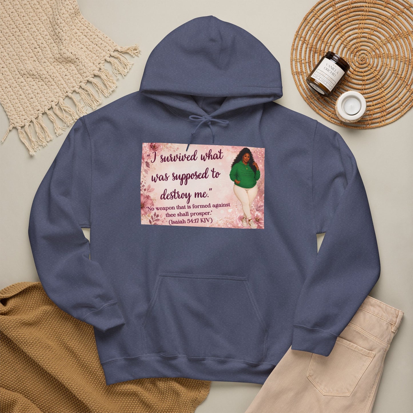 I Survived What Was Supposed to Destroy Me Hoodie | Kall Her Beauti Faith Sweatshirt