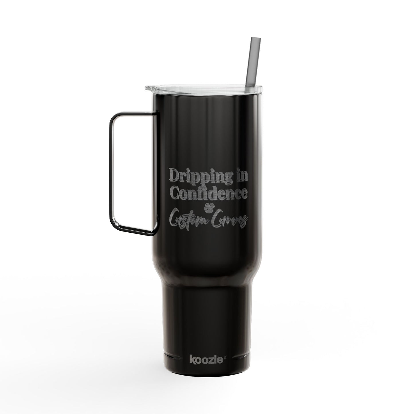 Dripping in Confidence & Custom Curves Tumbler — 40oz of Bold Hydration