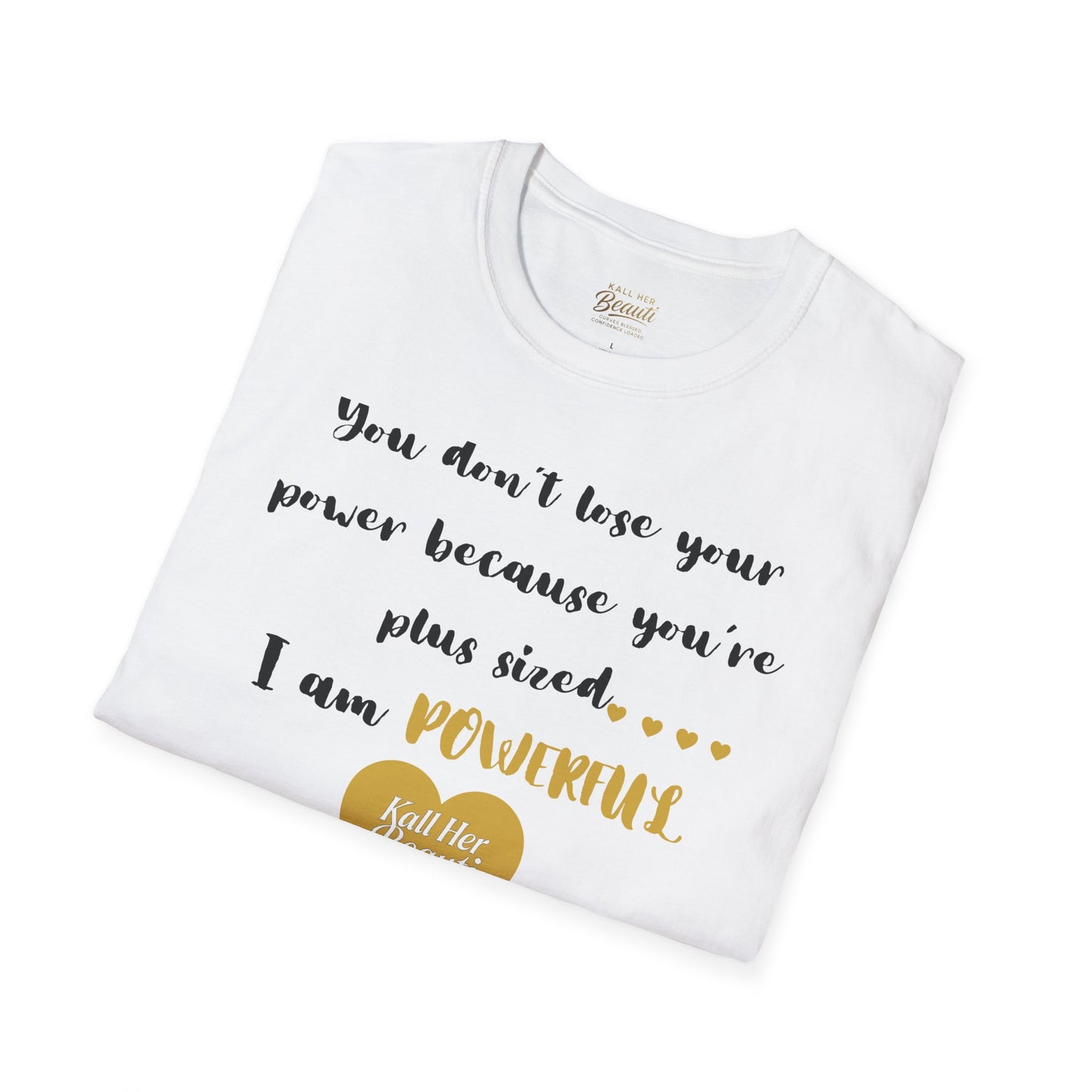 The "I Am Powerful" Signature Tee | Plus Size Affirmation Streetwear