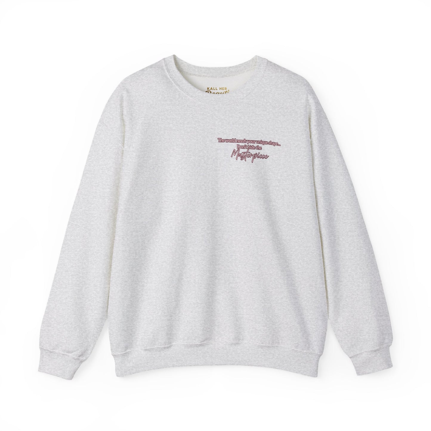 My Size is My Superpower Premium Graphic Sweatshirt | Curvy Empowerment Lounge Wear | Kall Her Beaut