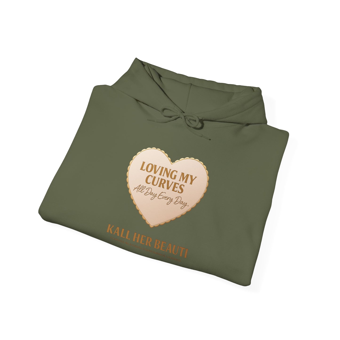 The "Loving My Curves" Intentional Empowerment Hoodie (S-5XL)