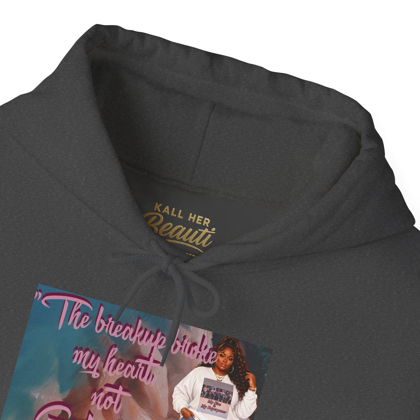The Breakup Broke My Heart, Not God's Plan Graphic Hoodie| Kall Her Beauti Faith Collection