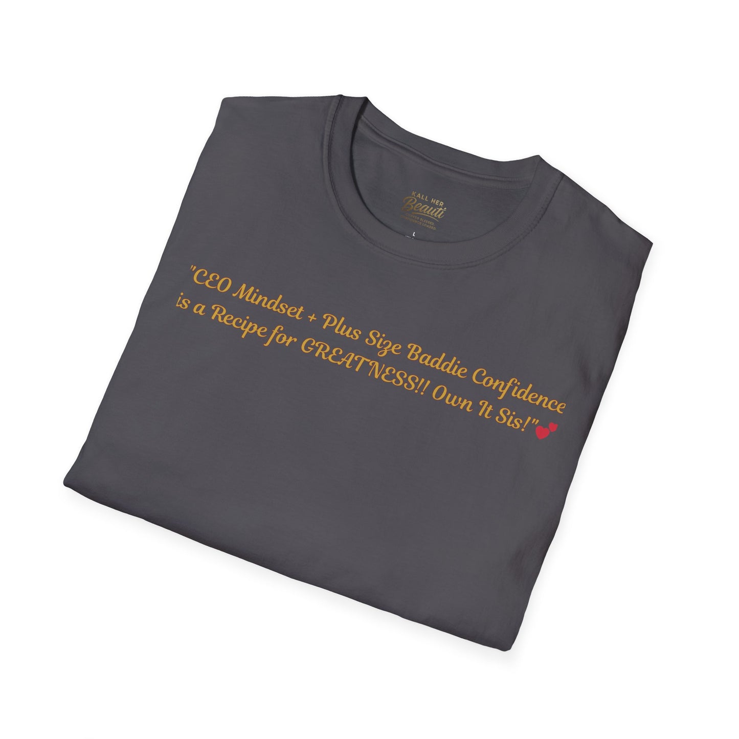 The "CEO Mindset" Signature Tee | Plus Size Affirmation Streetwear