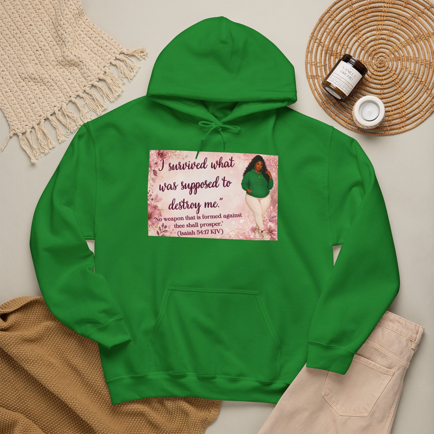 I Survived What Was Supposed to Destroy Me Hoodie | Kall Her Beauti Faith Sweatshirt