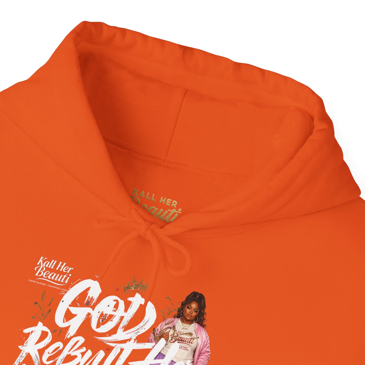God Rebuilt Her Differently Graphic Hoodie| Kall Her Beauti Faith Collection