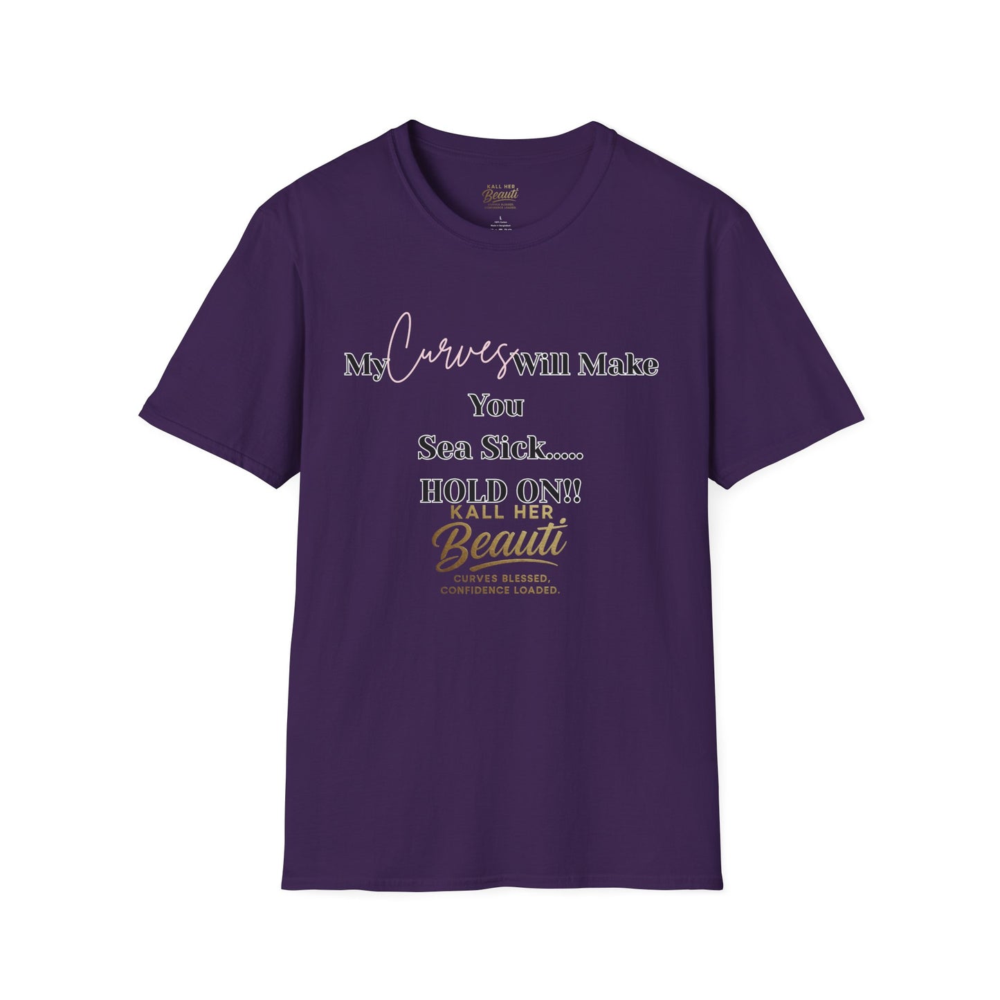 The "Curves will Make You Sea Sick" Signature Tee | Plus Size Affirmation Streetwear