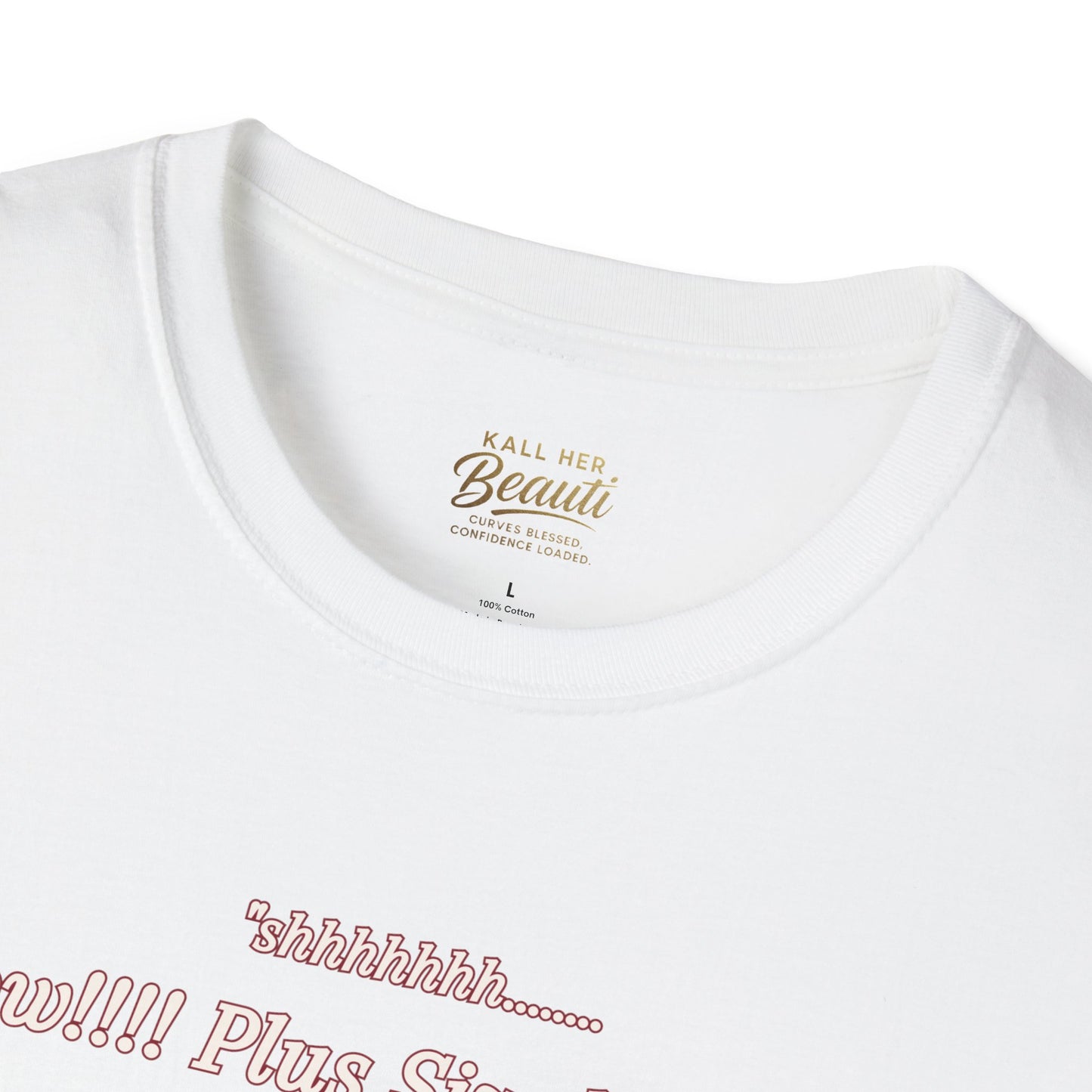 The "Shhhhhhh....... I Know" Signature Tee | Plus Size Affirmation Streetwear