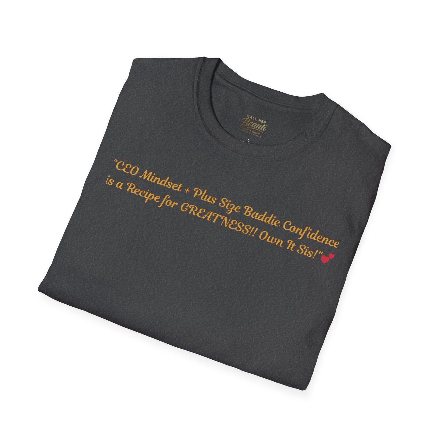 The "CEO Mindset" Signature Tee | Plus Size Affirmation Streetwear