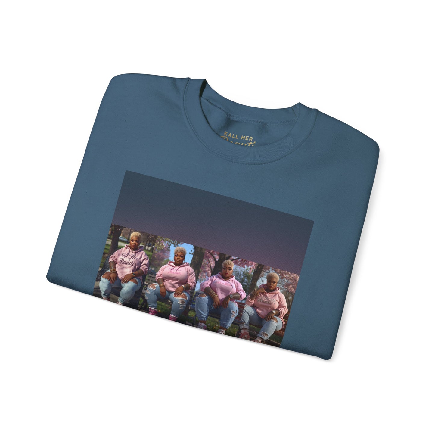 My Size is My Superpower Premium Graphic Sweatshirt | Curvy Empowerment Lounge Wear | Kall Her Beaut