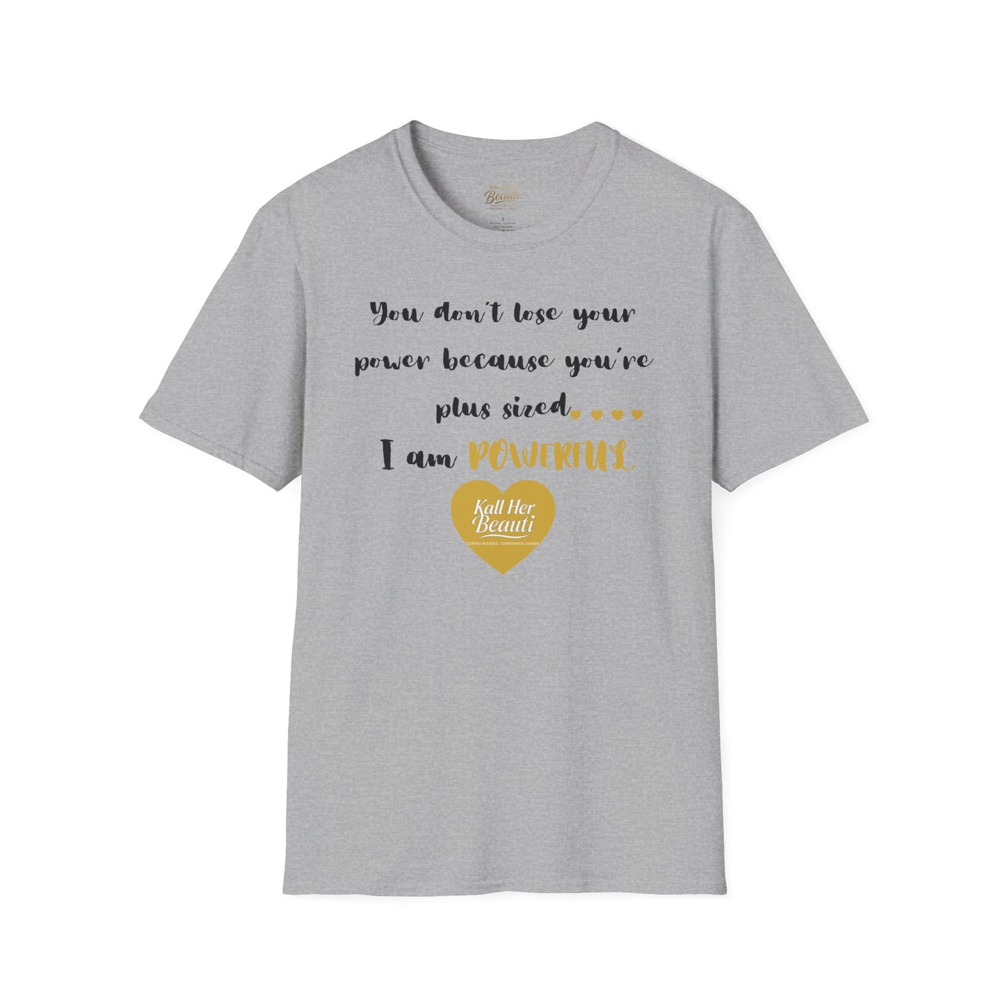The "I Am Powerful" Signature Tee | Plus Size Affirmation Streetwear