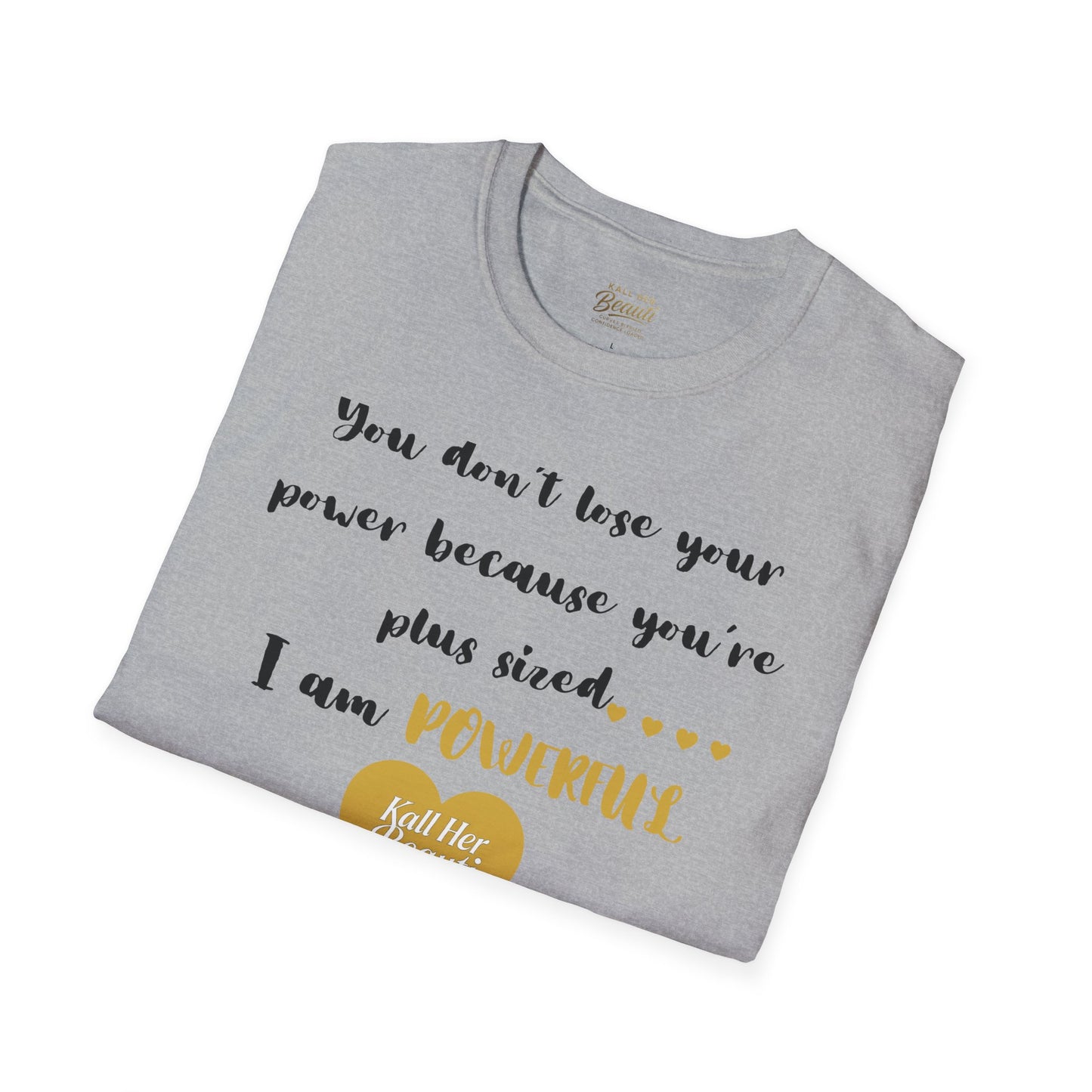 The "I Am Powerful" Signature Tee | Plus Size Affirmation Streetwear