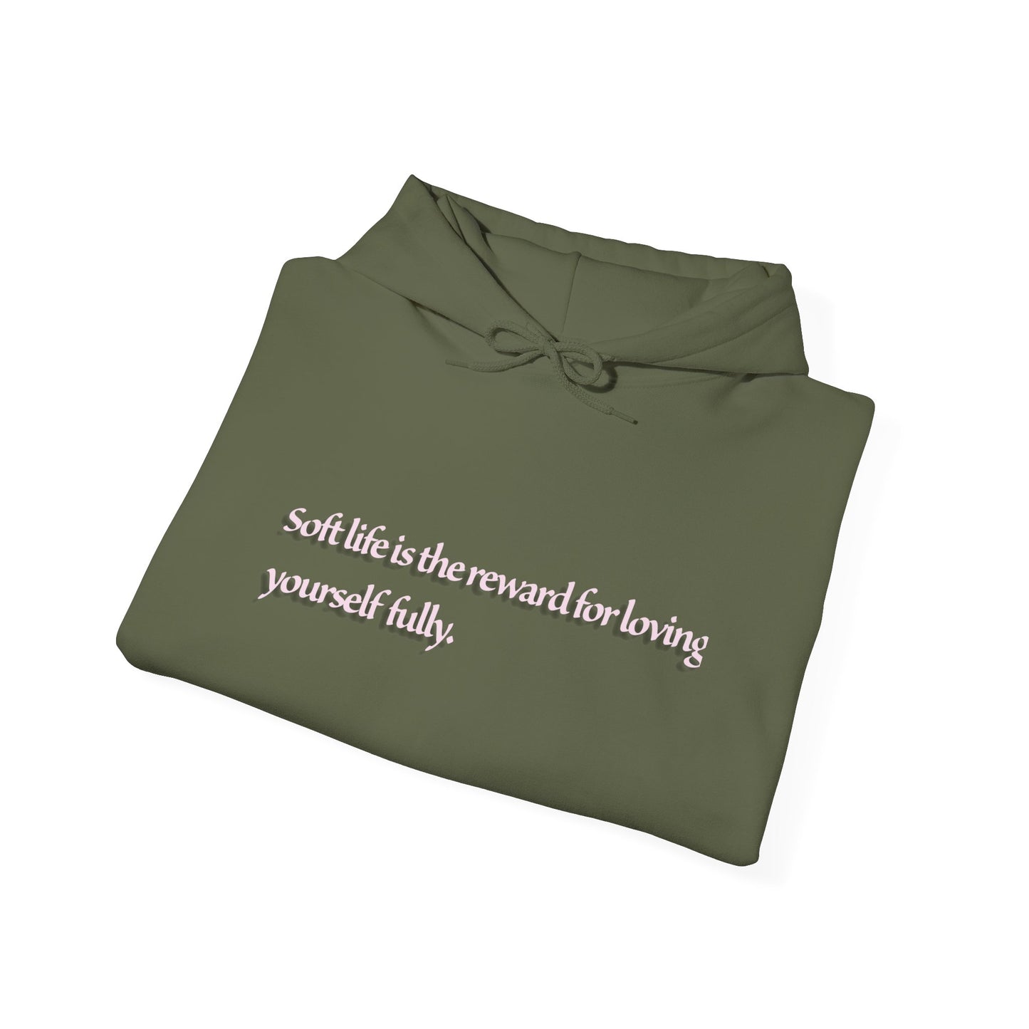 Soft Life, Full Confidence — Hoodie for Curvy Queens