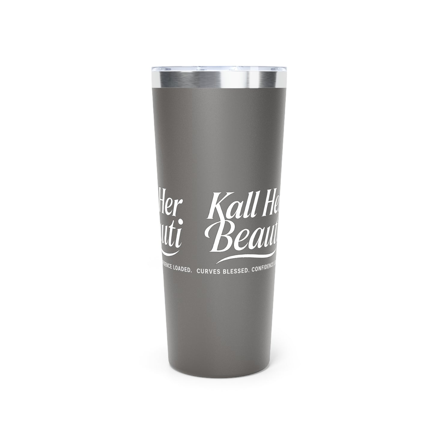 Kall Her Beauti Stainless Steel Tumbler – Curves Blessed, Confidence Loaded | 22oz Insulated Travel Mug