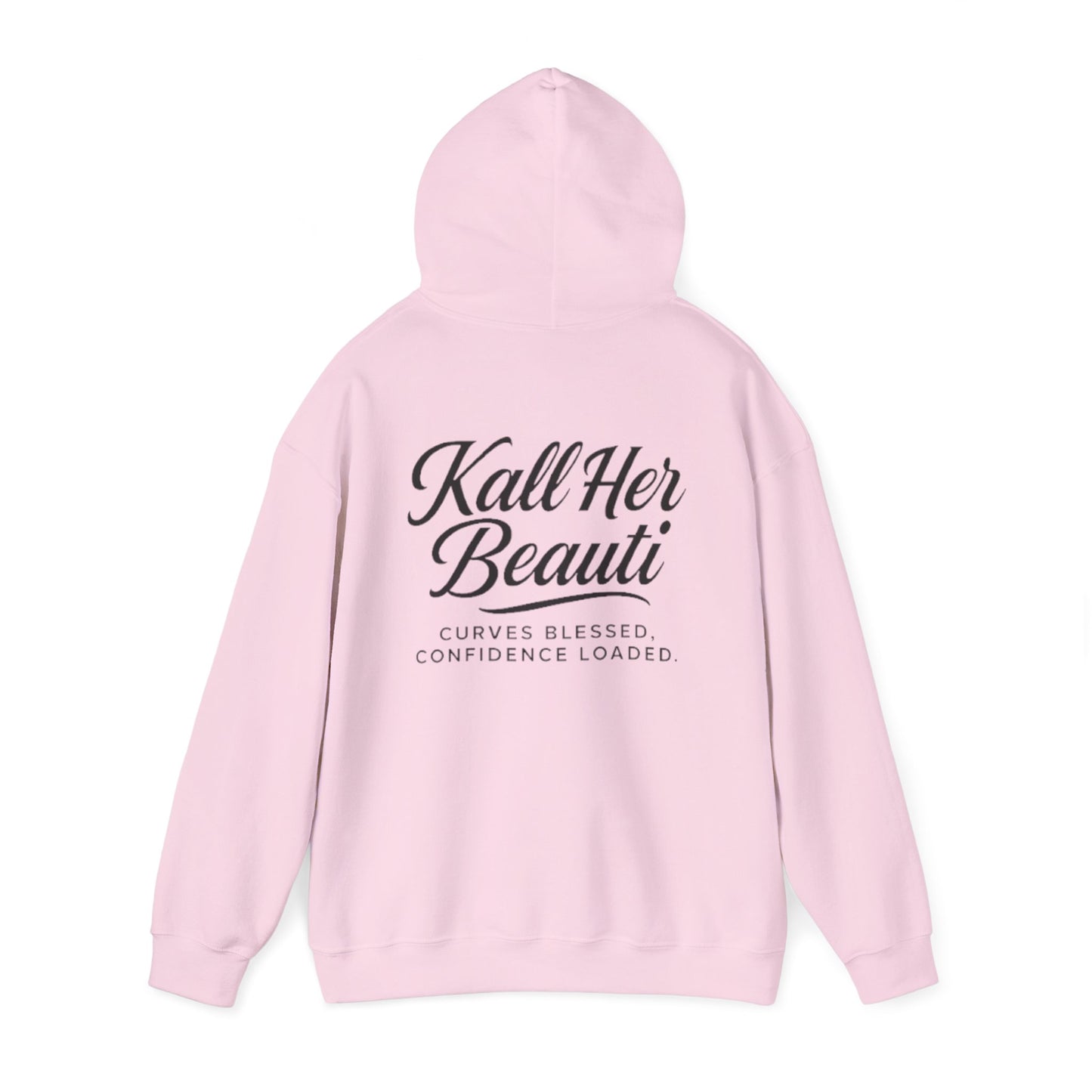 Valentine Vibes Hoodie — "Kall Her Beauti" Confidence Graphic Hooded Sweatshirt