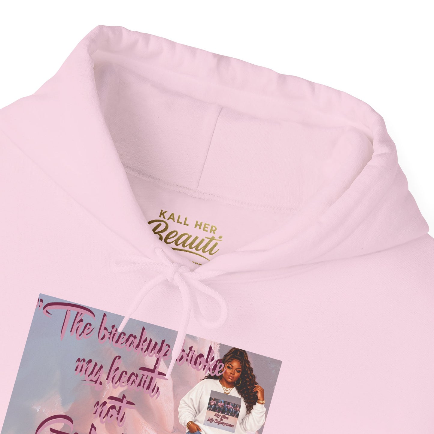 The Breakup Broke My Heart, Not God's Plan Graphic Hoodie| Kall Her Beauti Faith Collection