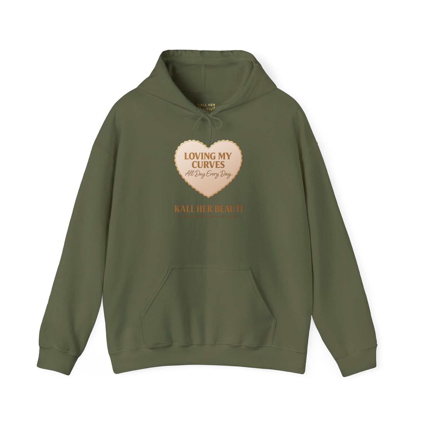 The "Loving My Curves" Intentional Empowerment Hoodie (S-5XL)