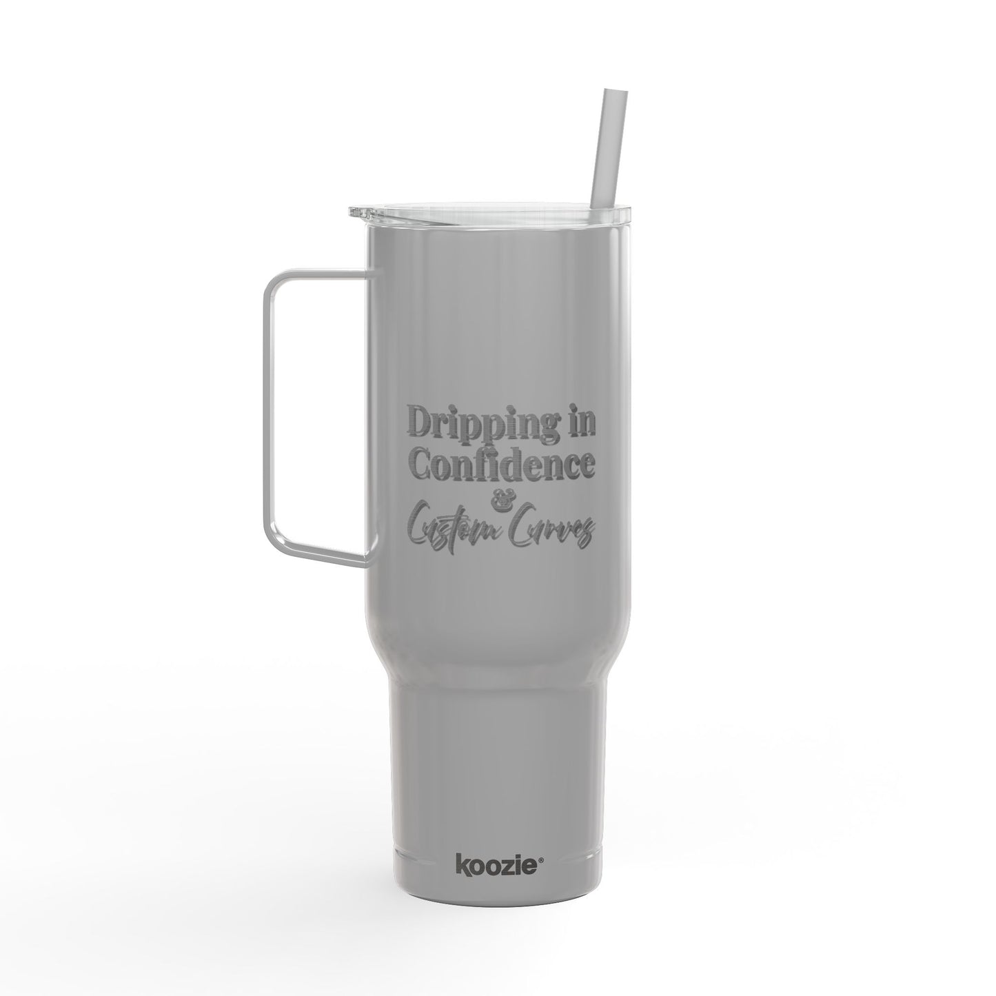 Dripping in Confidence & Custom Curves Tumbler — 40oz of Bold Hydration