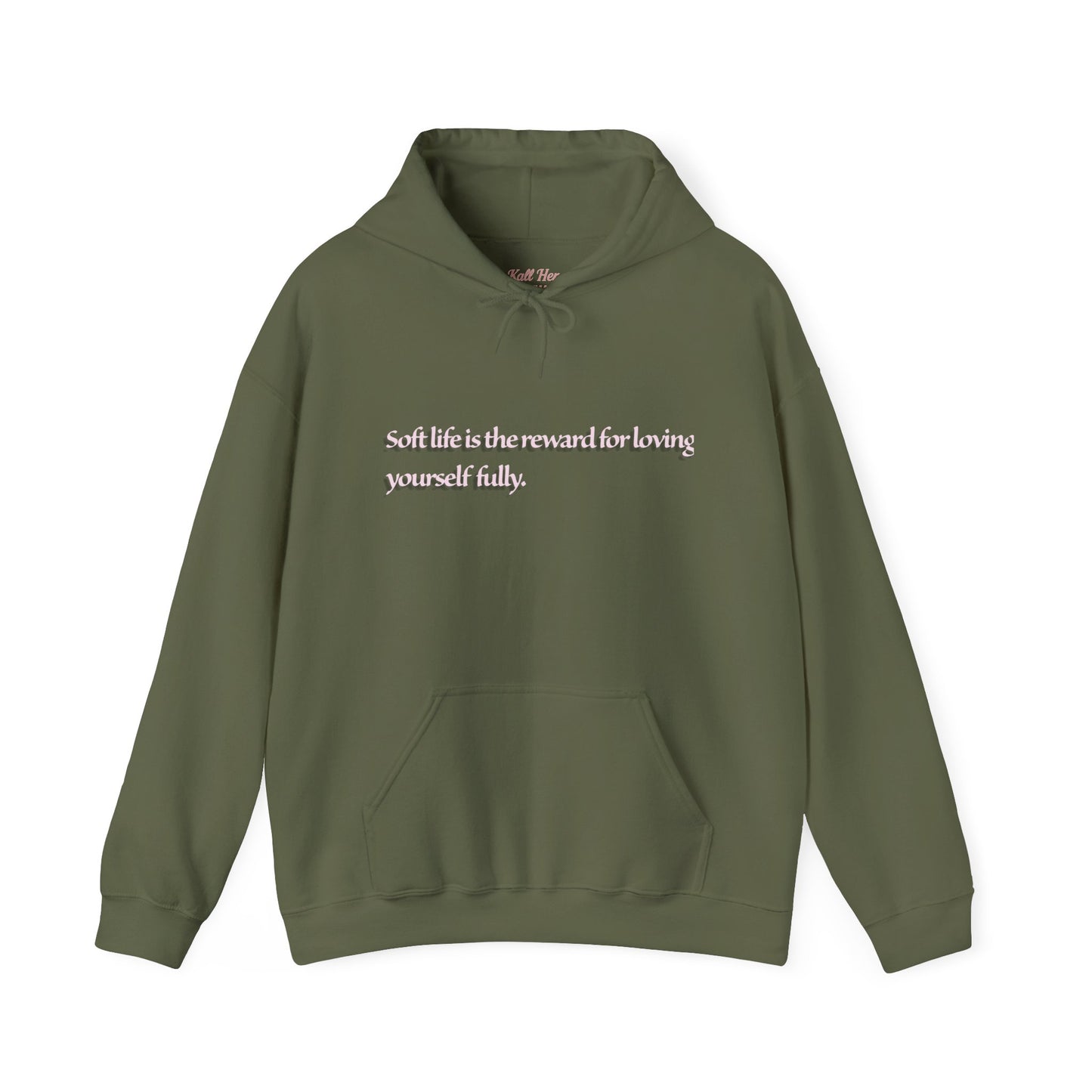 Soft Life, Full Confidence — Hoodie for Curvy Queens