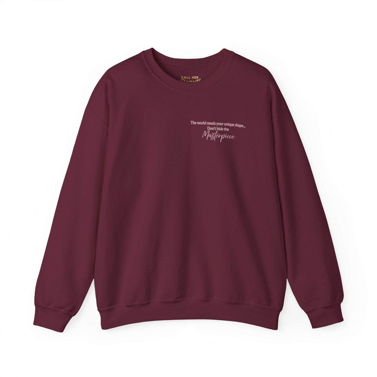 My Size is My Superpower Premium Graphic Sweatshirt | Curvy Empowerment Lounge Wear | Kall Her Beaut
