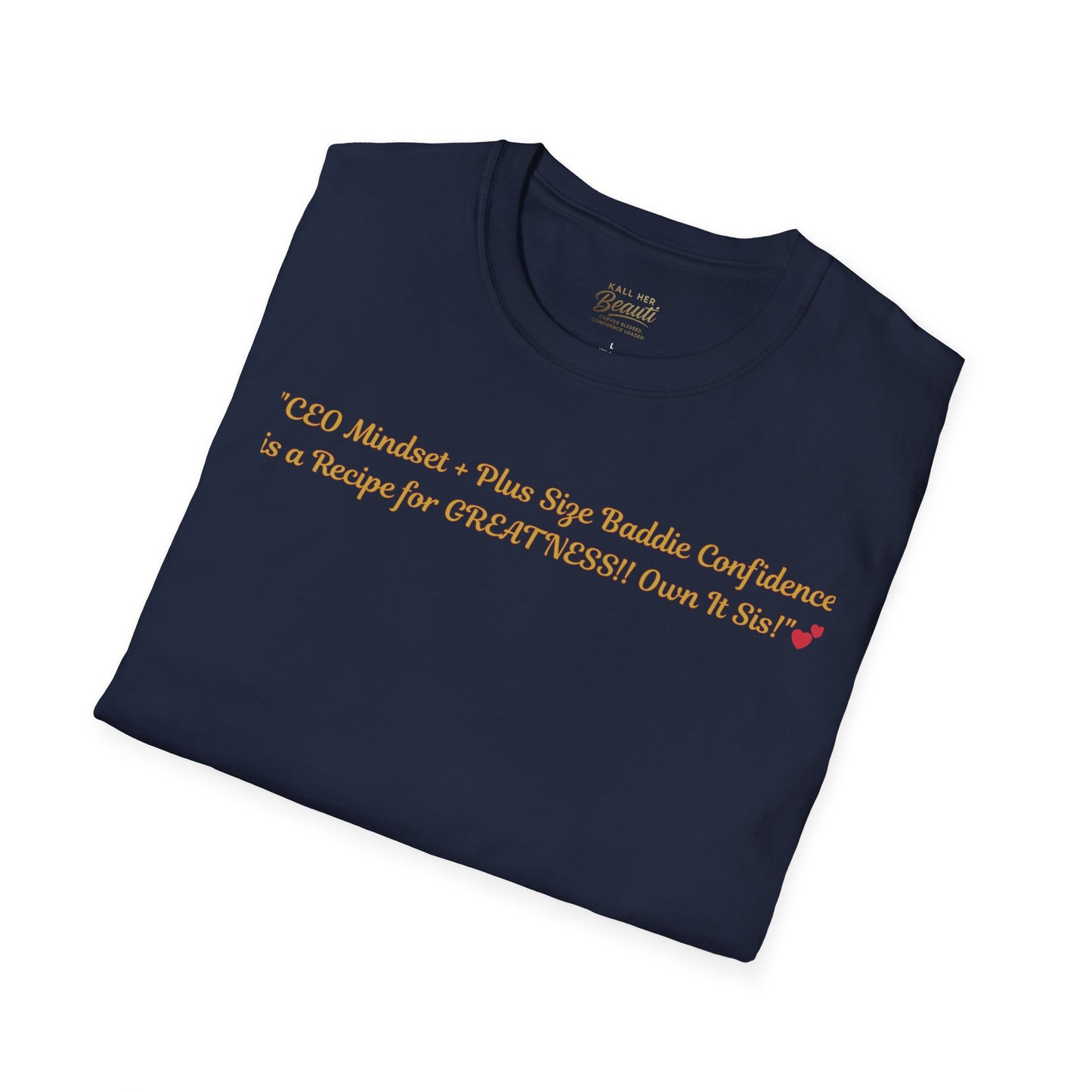 The "CEO Mindset" Signature Tee | Plus Size Affirmation Streetwear