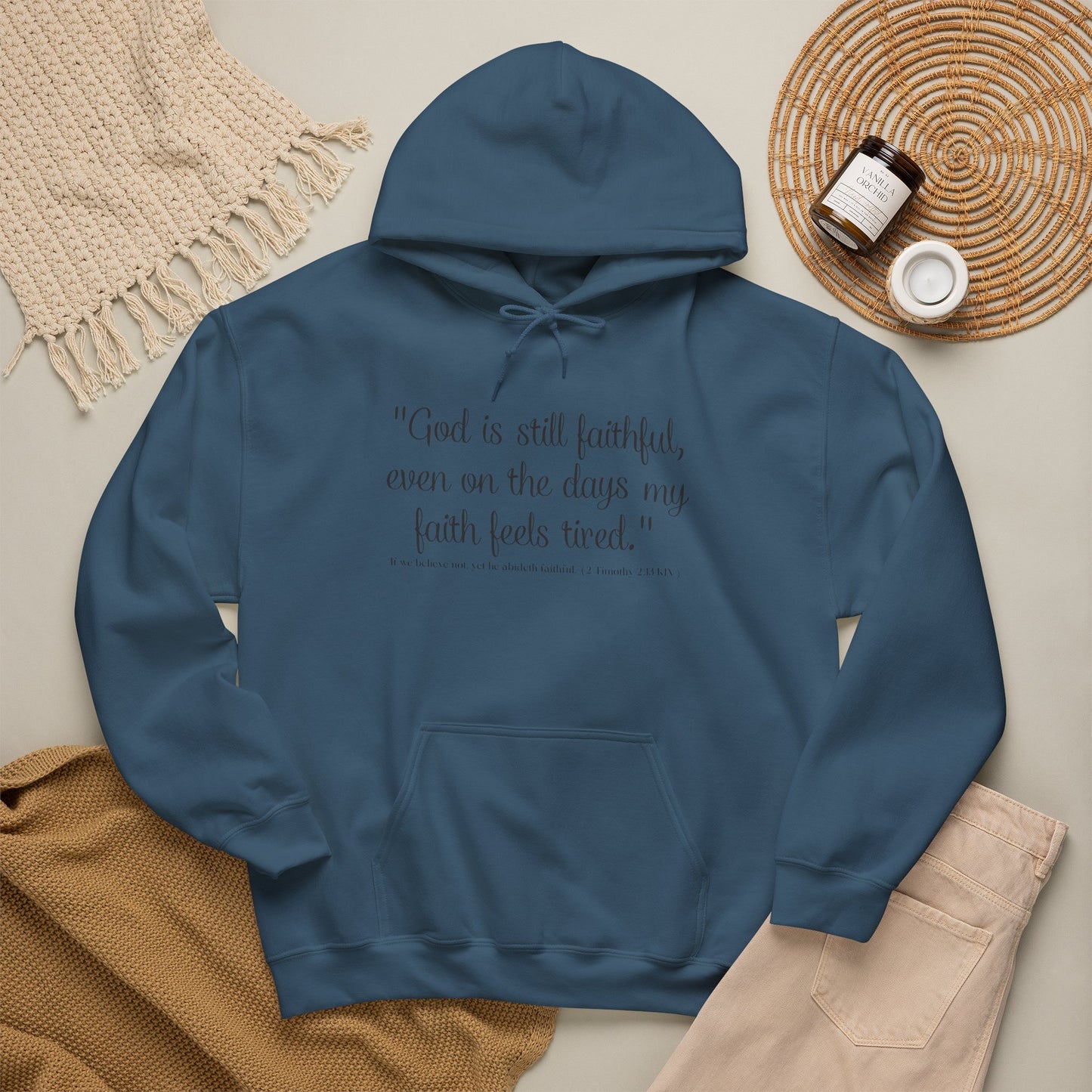 God Is Still Faithful Hoodie | Kall Her Beauti™ Plus Size Faith Affirmation Sweatshirt