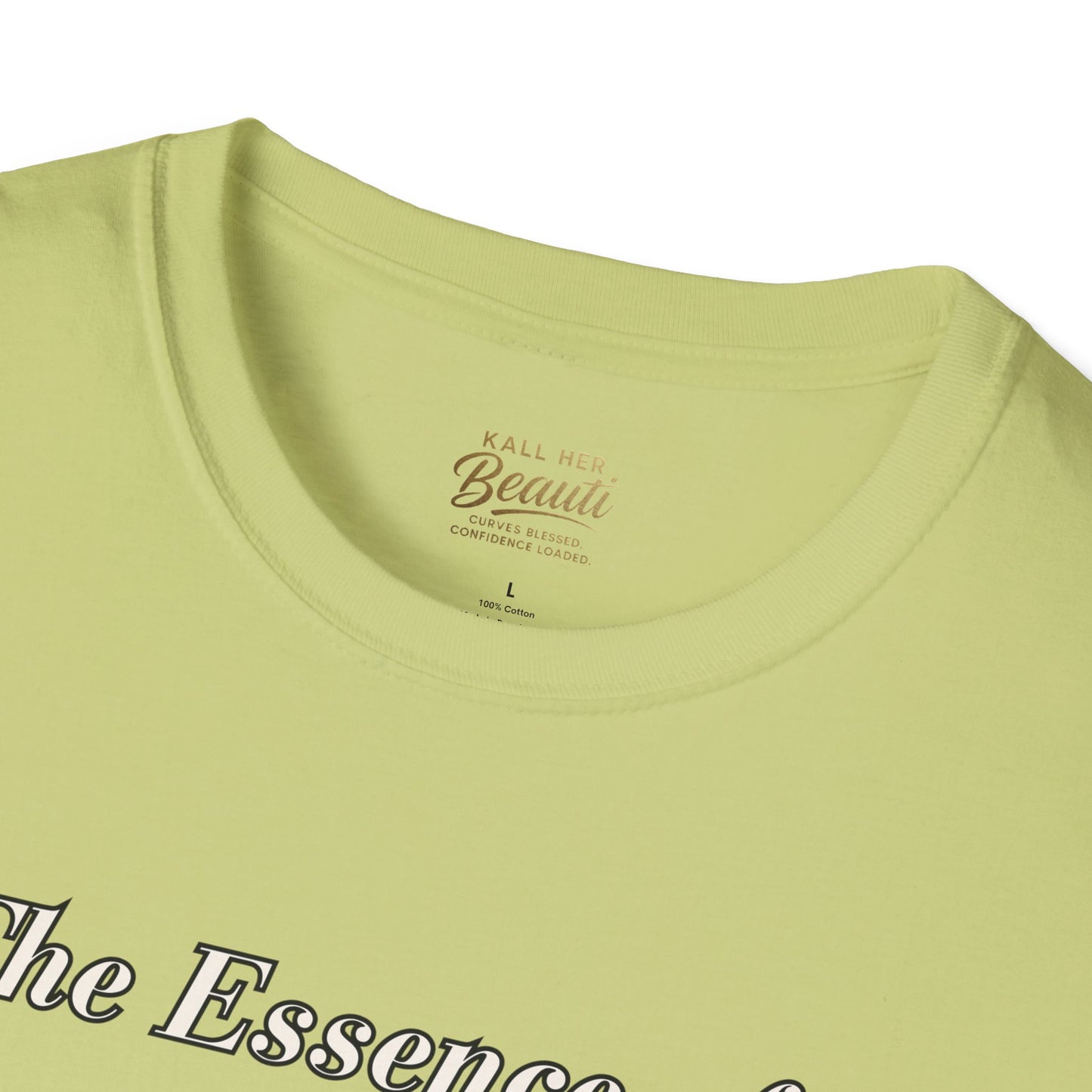 The "Essence of Being Plus Sized" Signature Tee | Plus Size Affirmation Streetwear