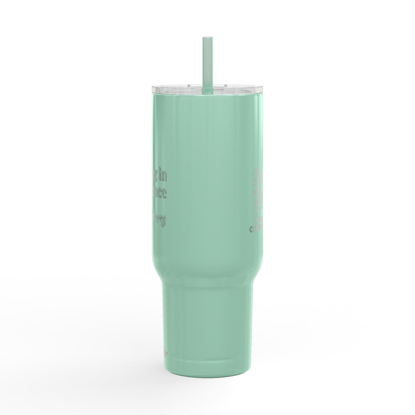 Dripping in Confidence & Custom Curves Tumbler — 40oz of Bold Hydration