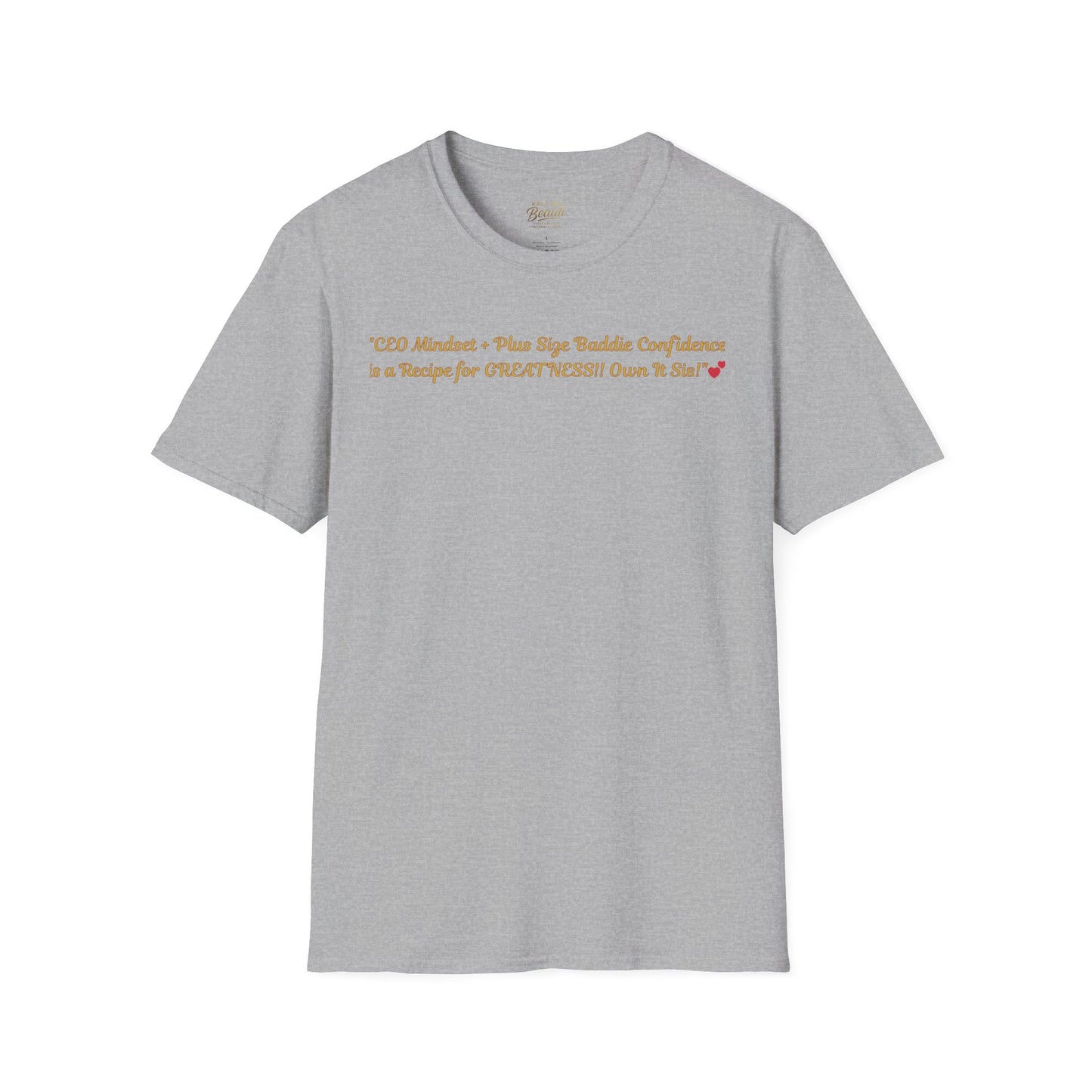 The "CEO Mindset" Signature Tee | Plus Size Affirmation Streetwear