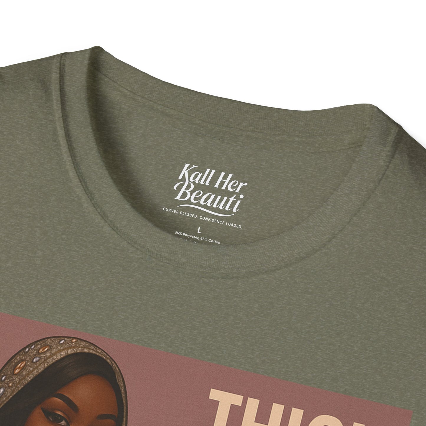 Thick Thighs & Thriving T-Shirt | Unapologetic Confidence Wear | Plus Size Graphic Tee