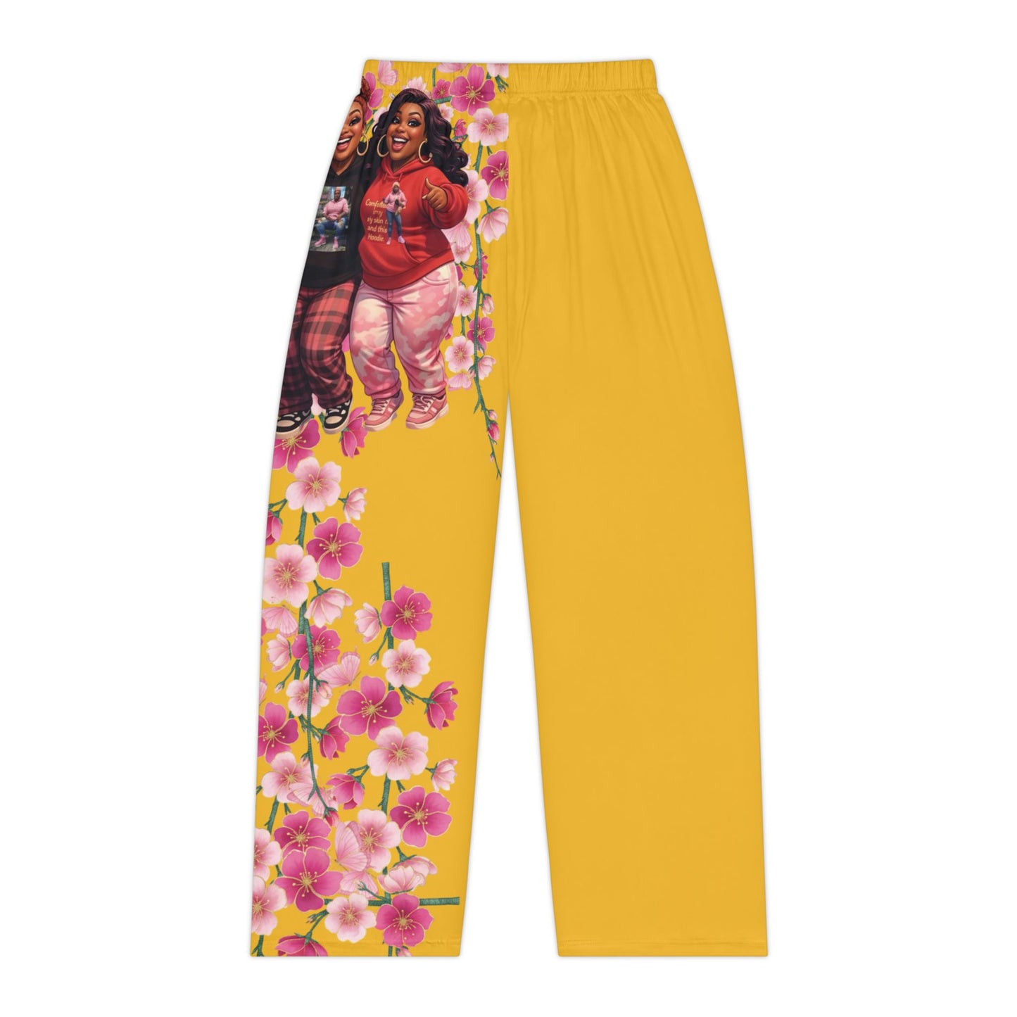 The Sista Keeper Soft-Life Lounge Pants | Plus Size Floral Lounge wear | Kall Her Beauti