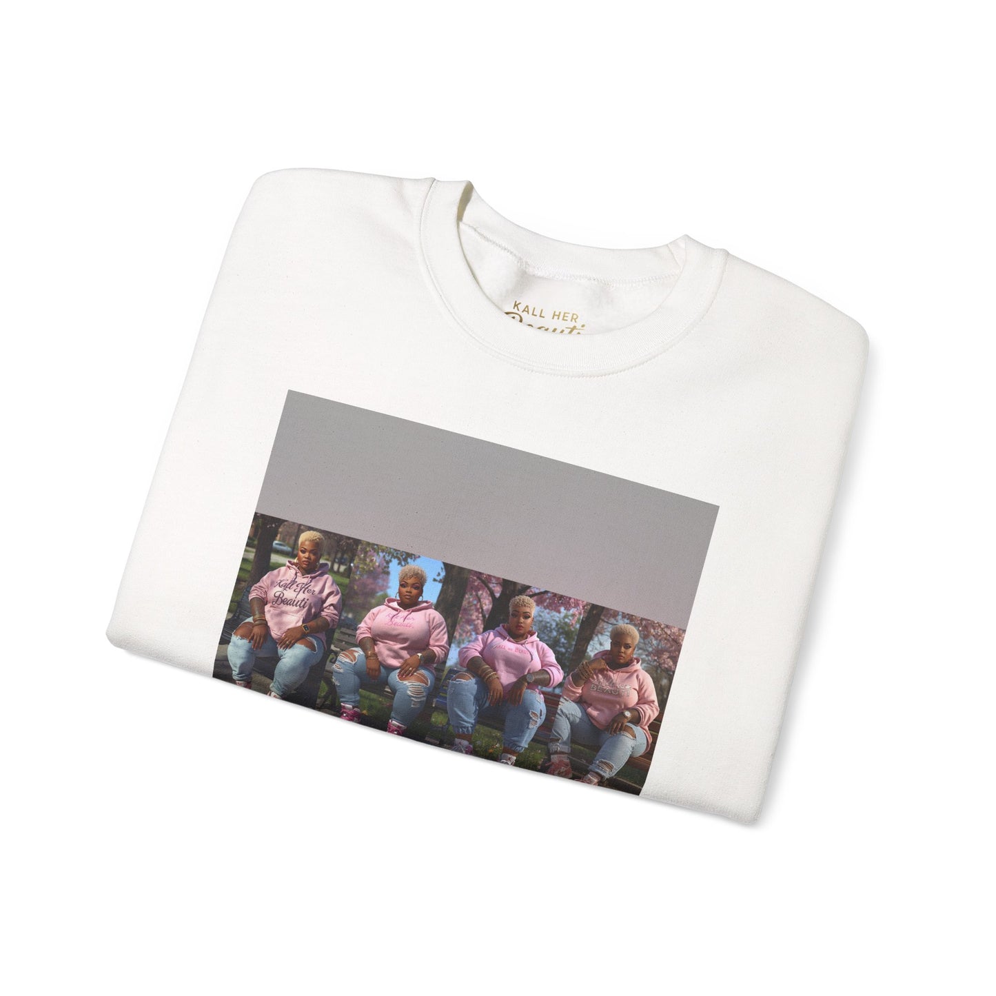 My Size is My Superpower Premium Graphic Sweatshirt | Curvy Empowerment Lounge Wear | Kall Her Beaut