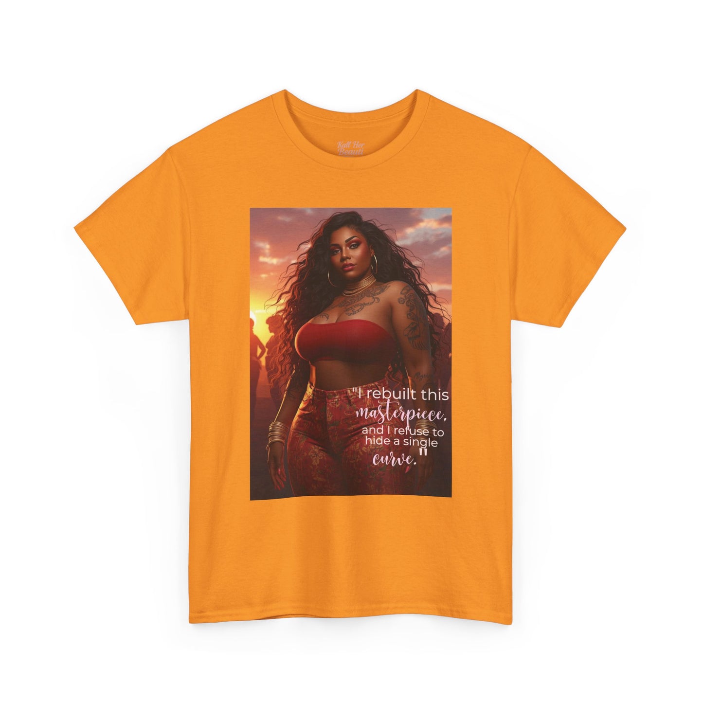 Say It With Your Chest-"Rebuilt This Masterpiece" Oversized Streetwear Tee | Plus Size Graphic T-Shirt