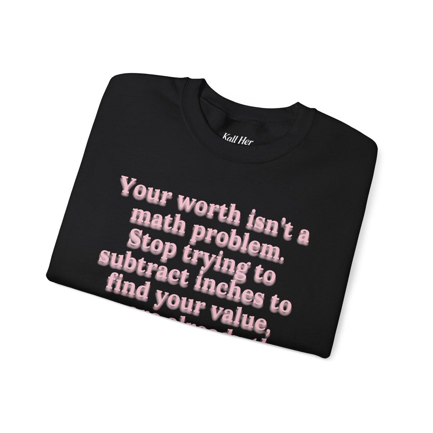 The "Whole Solution" CEO Crewneck | Plus Size Empowerment Sweatshirt | Kall Her Beauti