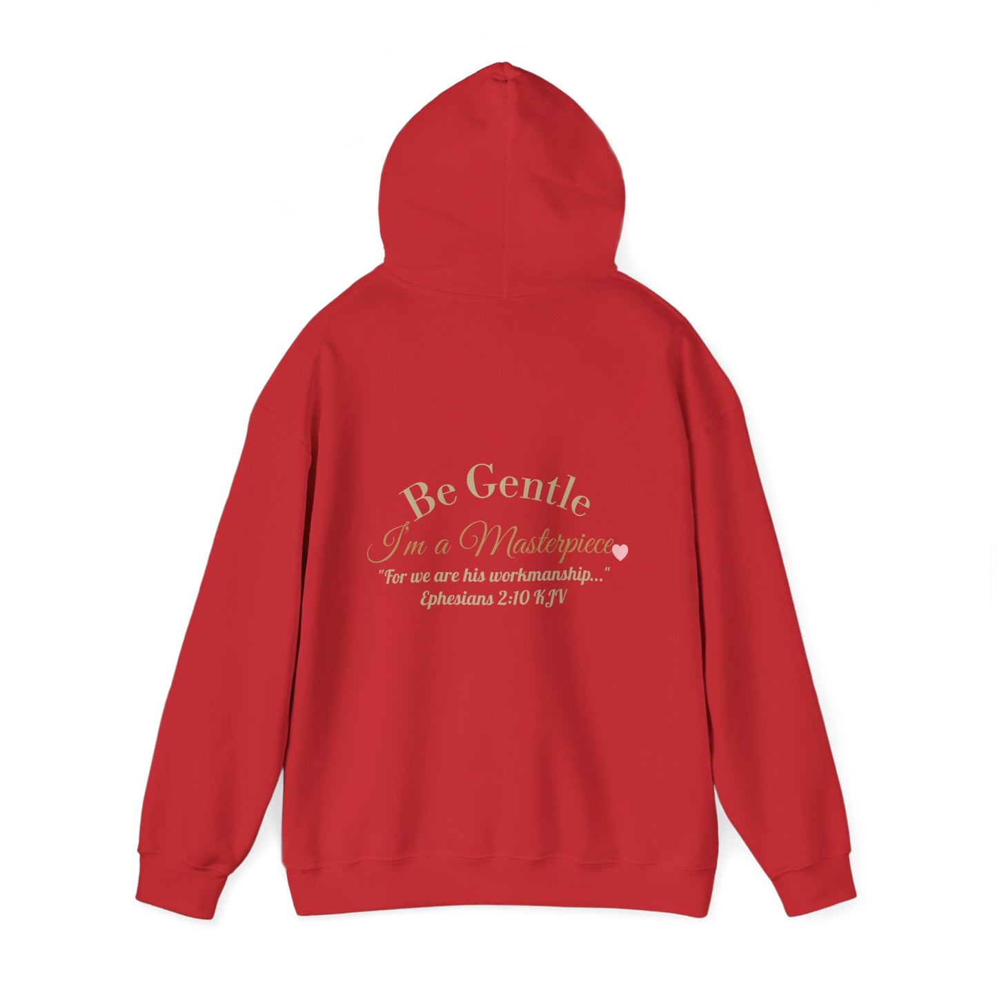 Take a Deep Breath & Try Again But Be Gentle I'm A Masterpiece Graphic Hoodie| Kall Her Beauti Faith Collection
