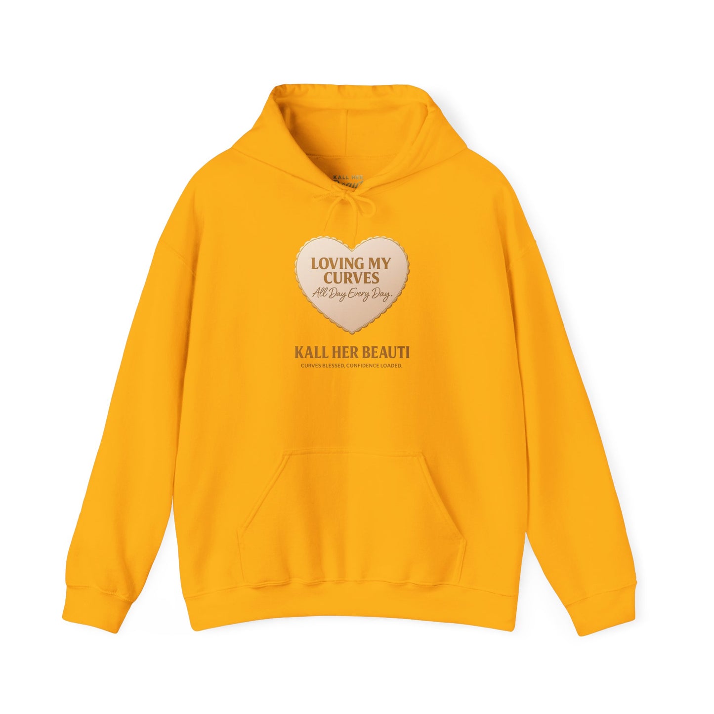 The "Loving My Curves" Intentional Empowerment Hoodie (S-5XL)