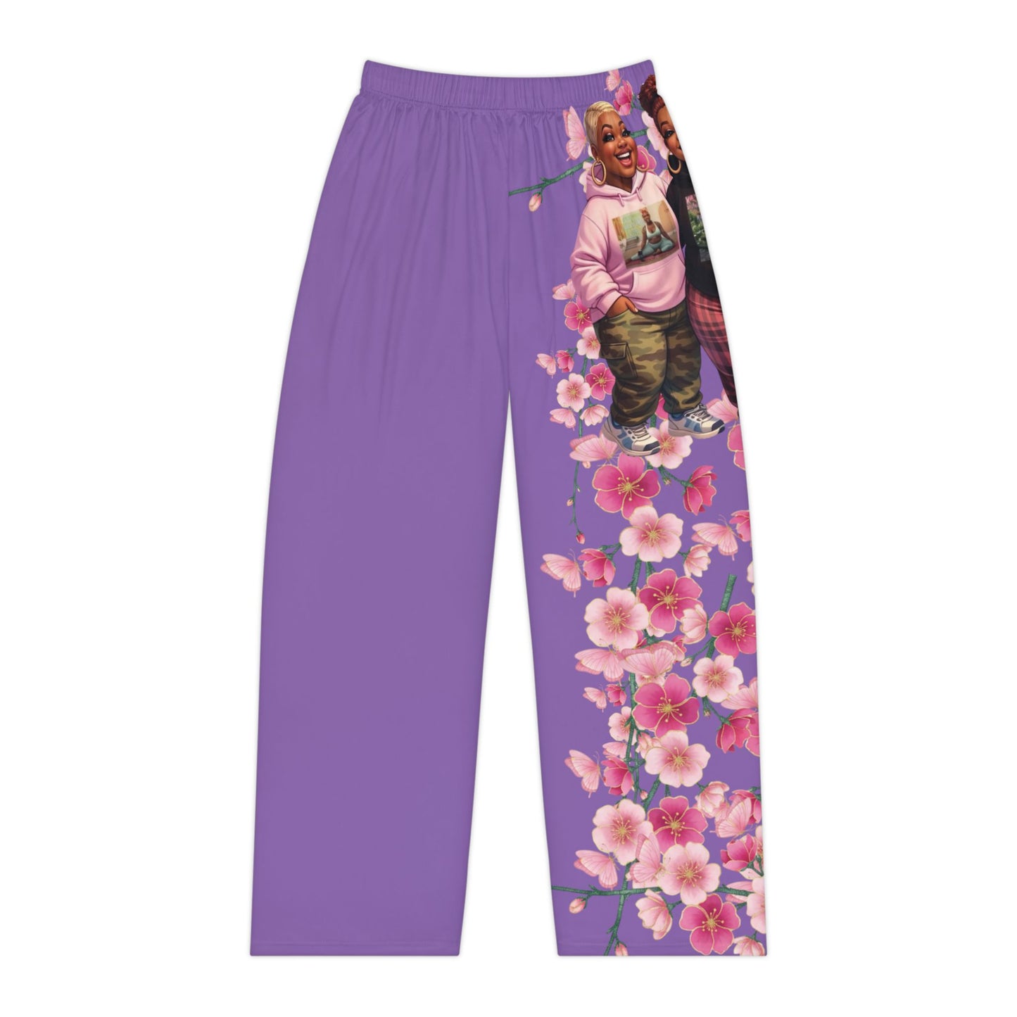 The Sista Keeper Soft-Life Lounge Pants | Plus Size Floral  | Kall Her Beauti