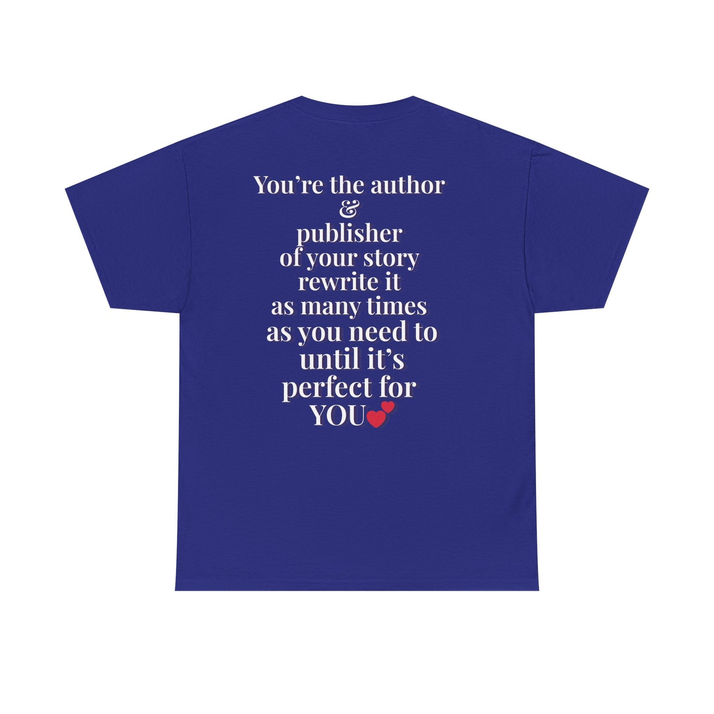 You're The Author Tee | Empowering Story Graphic T-Shirt | Plus Size Confidence | Kall Her Beauti