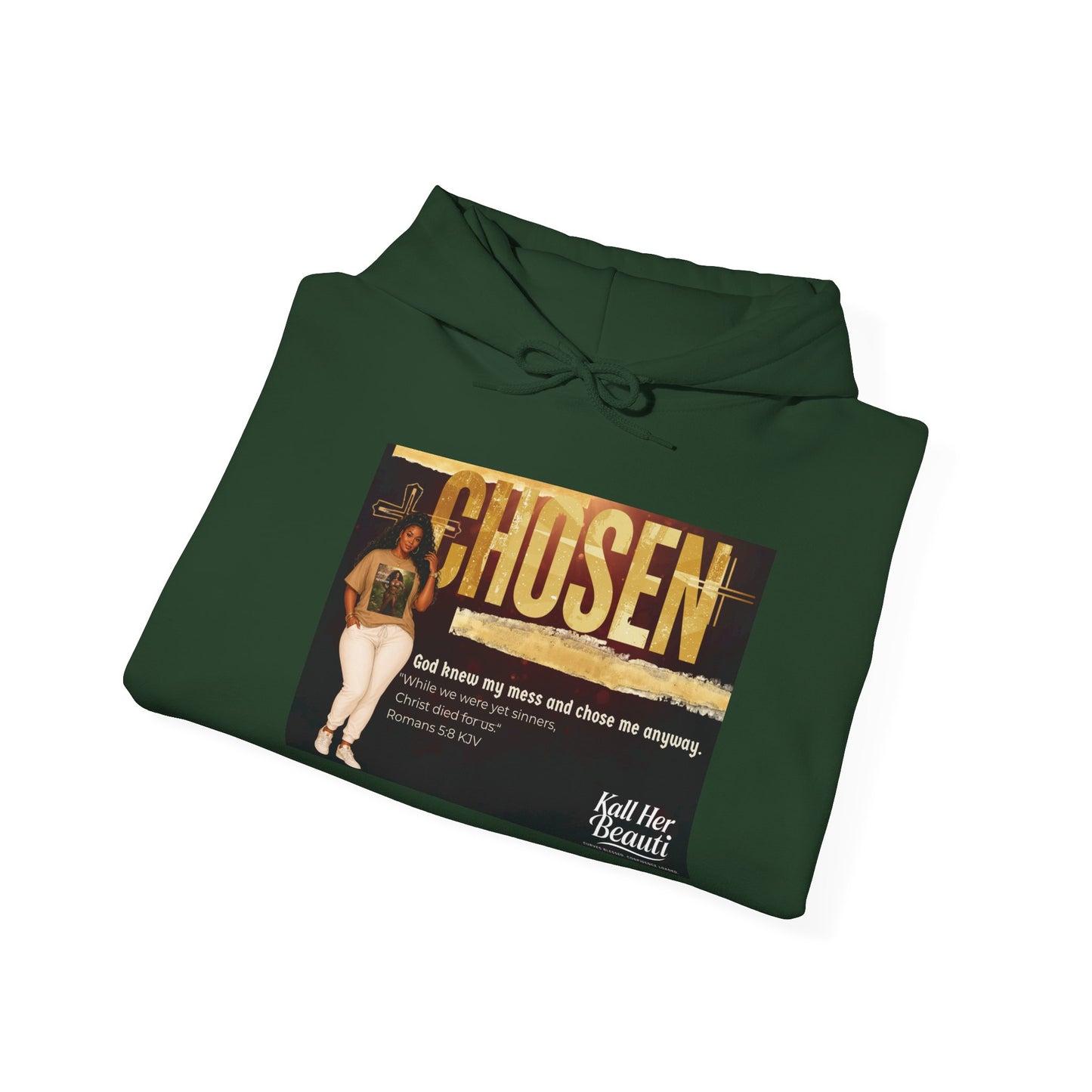 Chosen, God Knew My Mess Hoodie| Kall Her Beauti Faith Collection