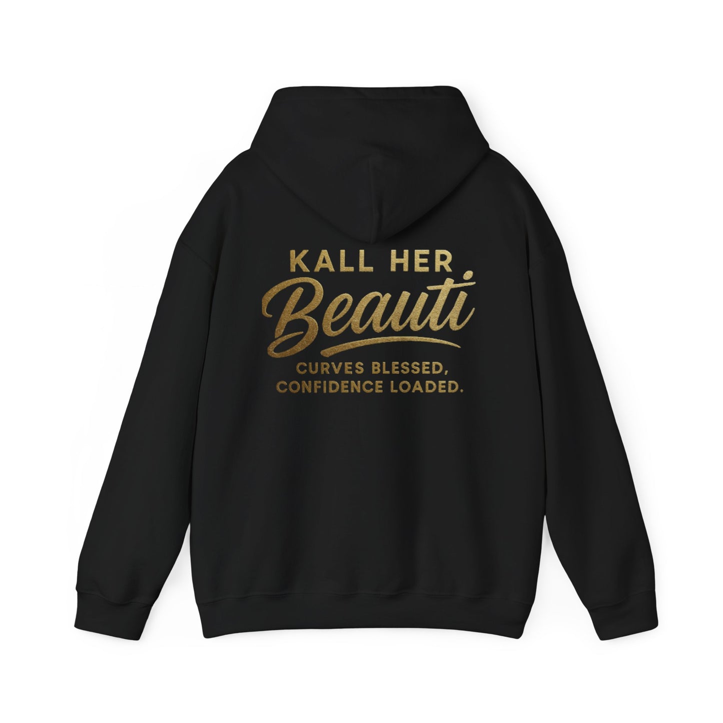 Valentine Vibes Hoodie — "Kall Her Beauti" Confidence Graphic Hooded Sweatshirt